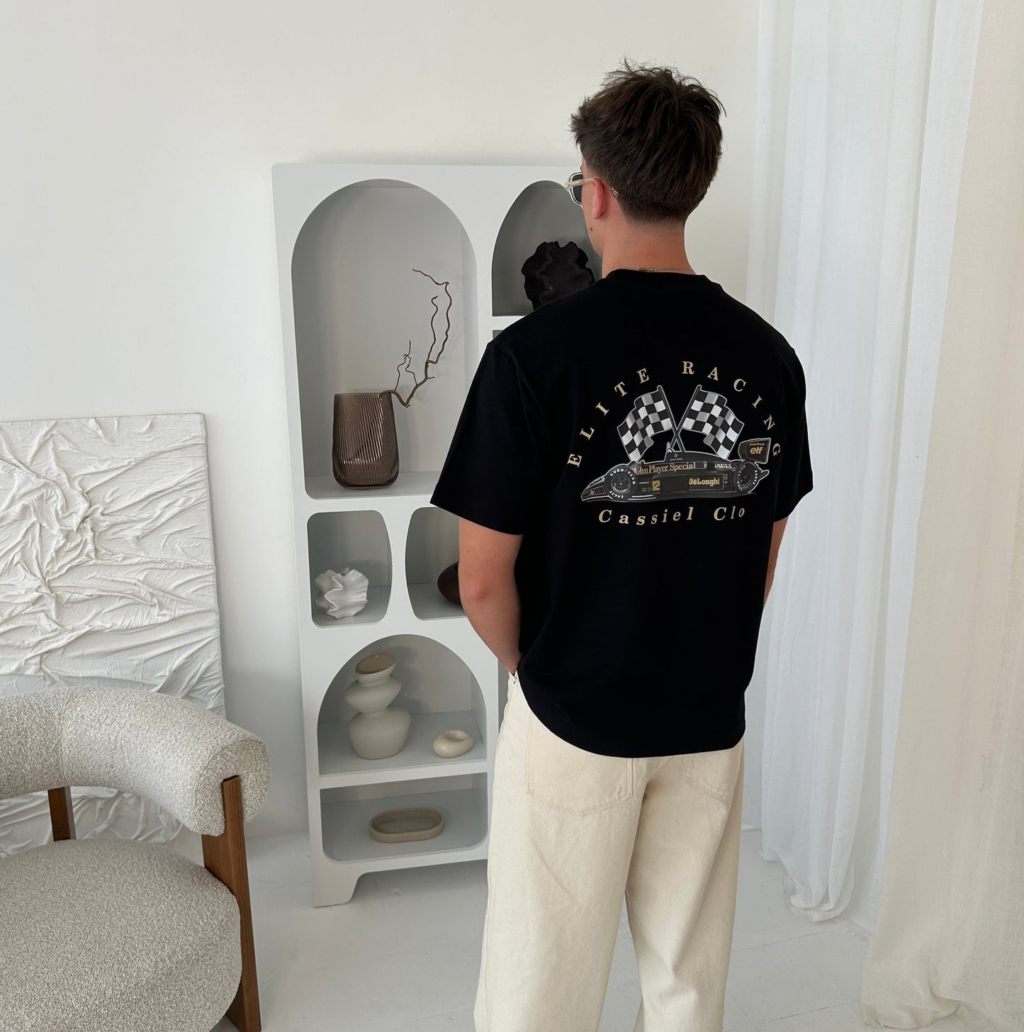 Cassiel Clo Elite Racing Box Black Tee