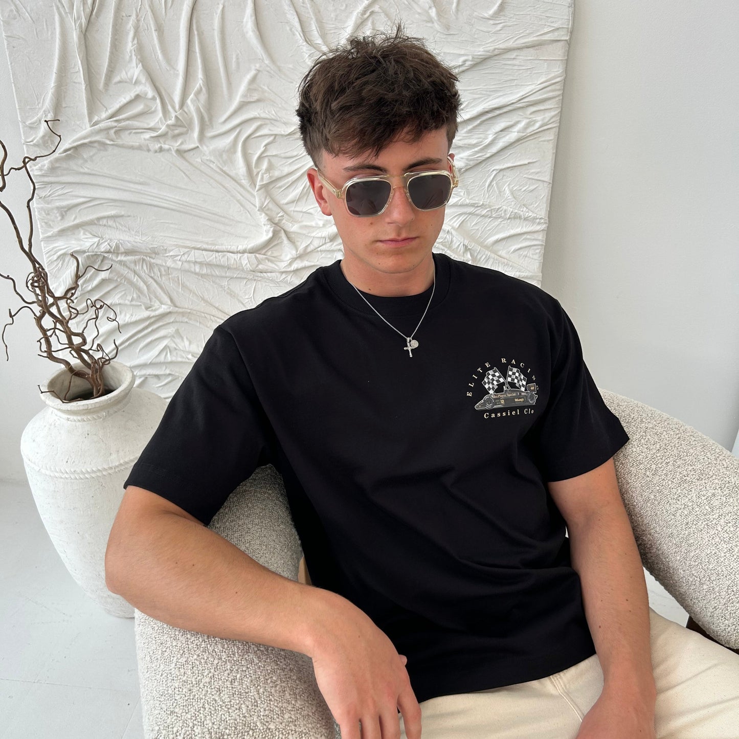 Cassiel Clo Elite Racing Box Black Tee