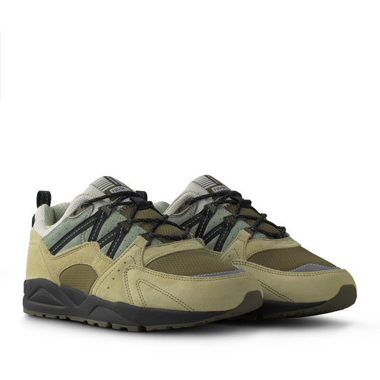 Karhu Fusion 2.0 Pale Olive Green Jet Black Trainer