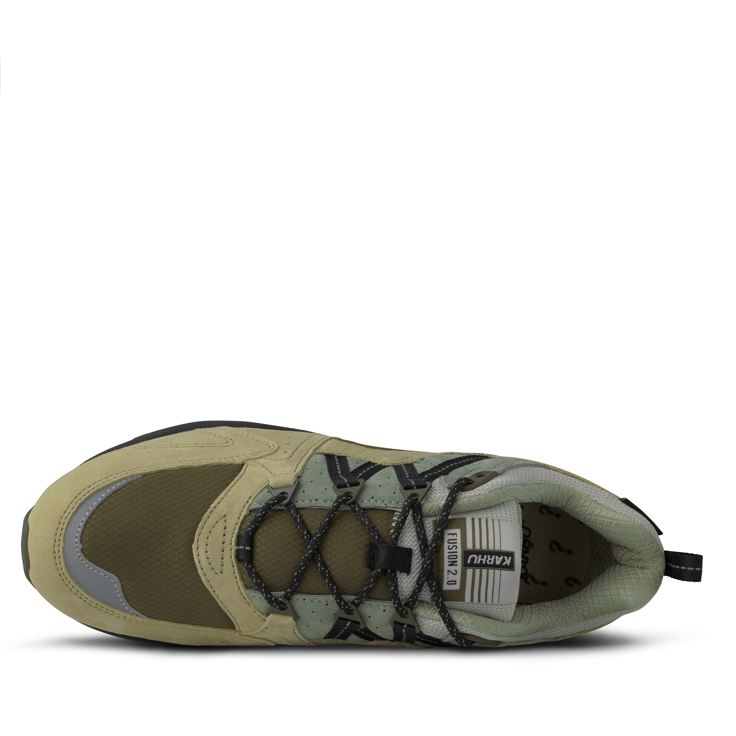 Karhu Fusion 2.0 Pale Olive Green Jet Black Trainer