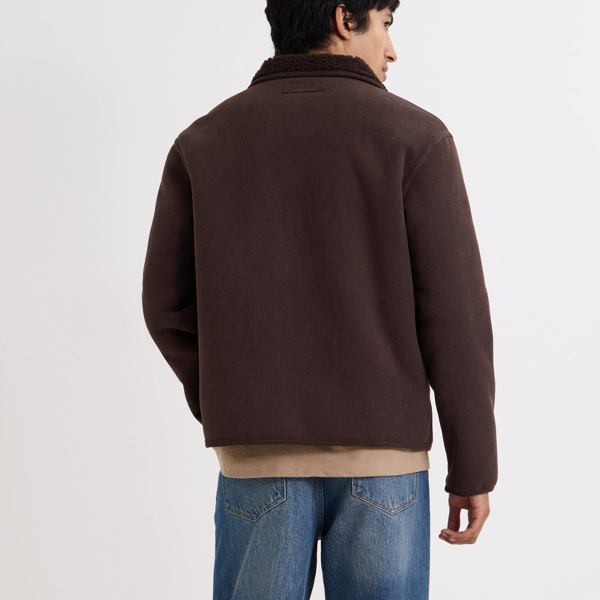 Wax London Reversible Cord Brown Killick Jacket
