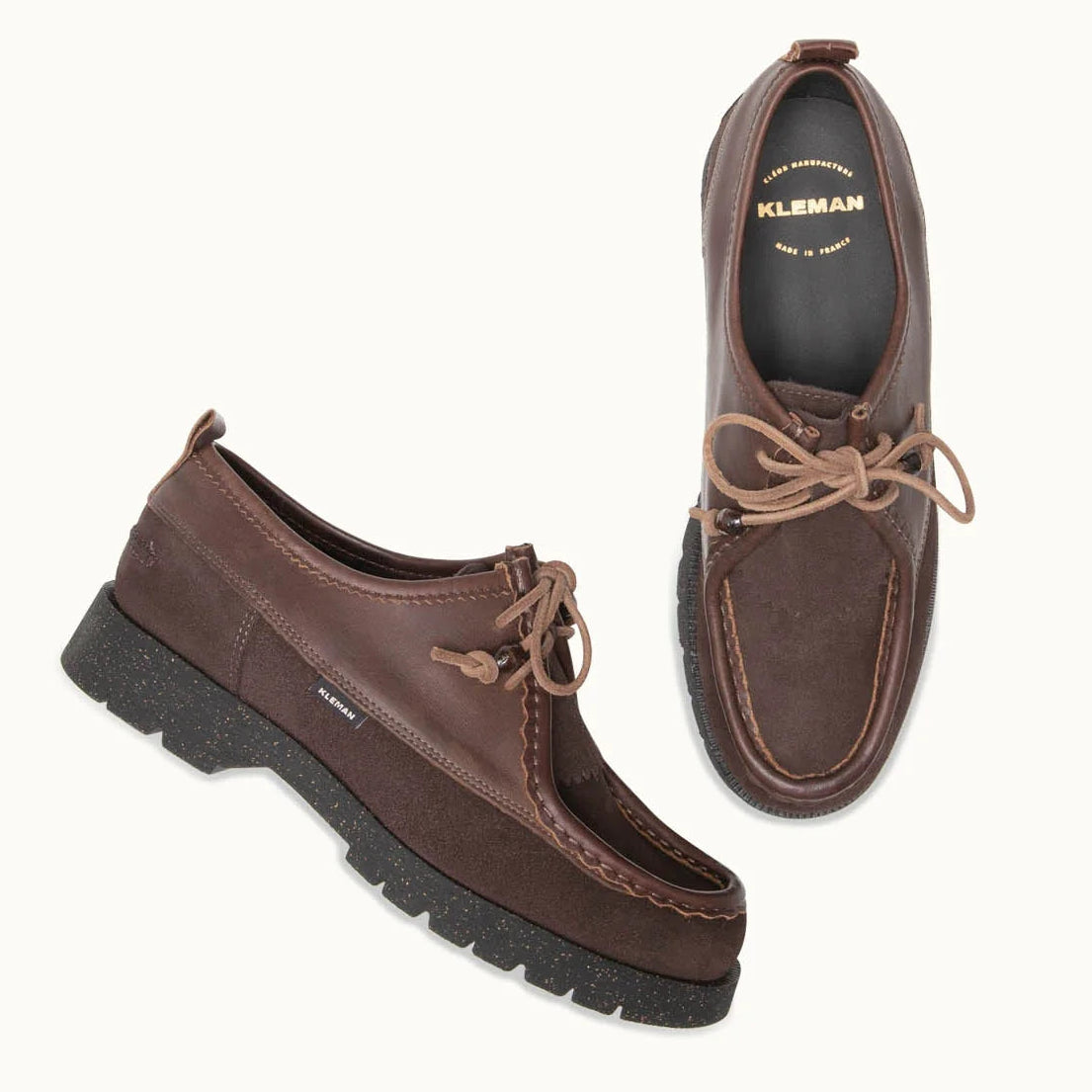 Kleman Padror OAXA VC Mocha Brown Boat Shoe