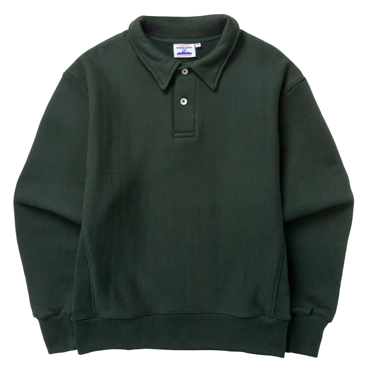 Power Goods Super Weight Forest Green Rugby Sweatshirt