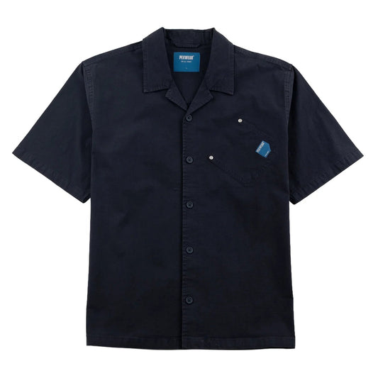 Pexwear Tradesman Ripstop Blue Black Shirt