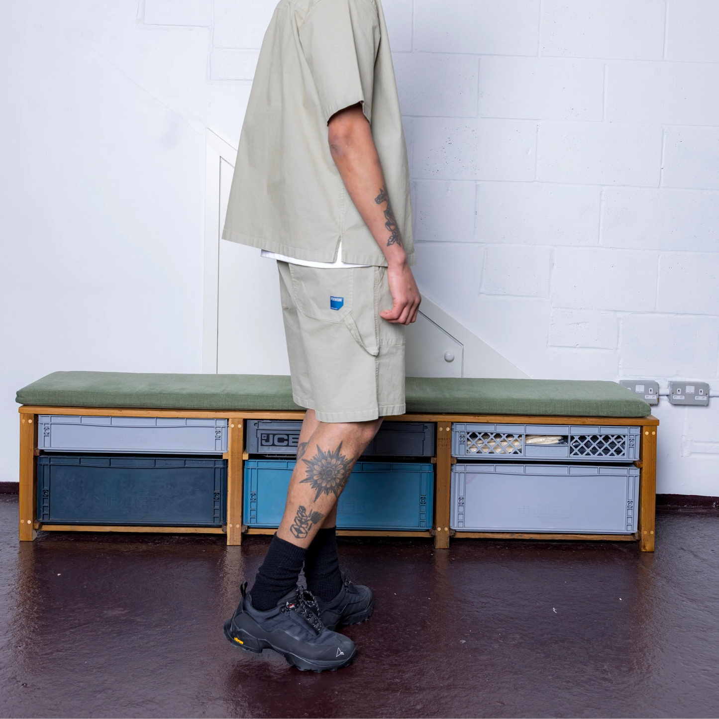 Pexwear Tradesman Ripstop Faun Green Short