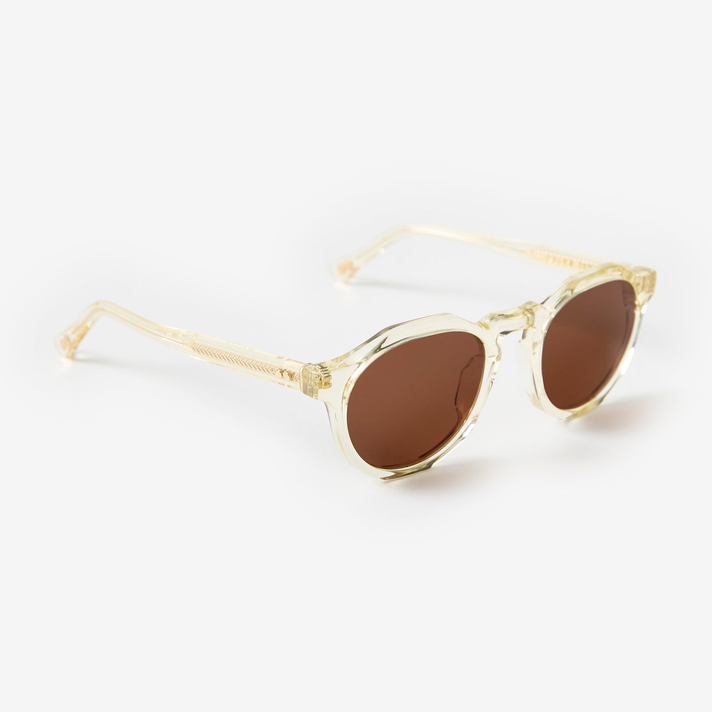 Oscar Deen Pinto Champagne Moss Green Sunglasses