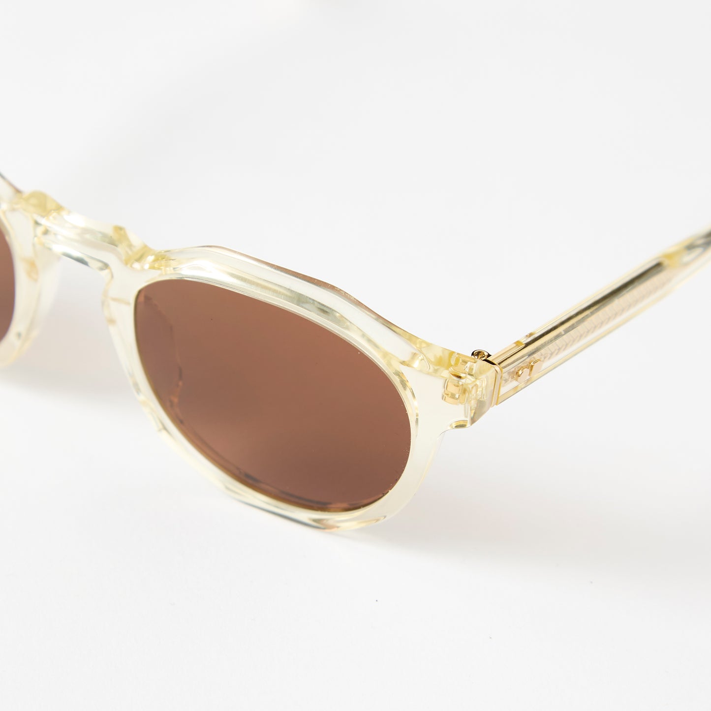 Oscar Deen Pinto Champagne Moss Green Sunglasses