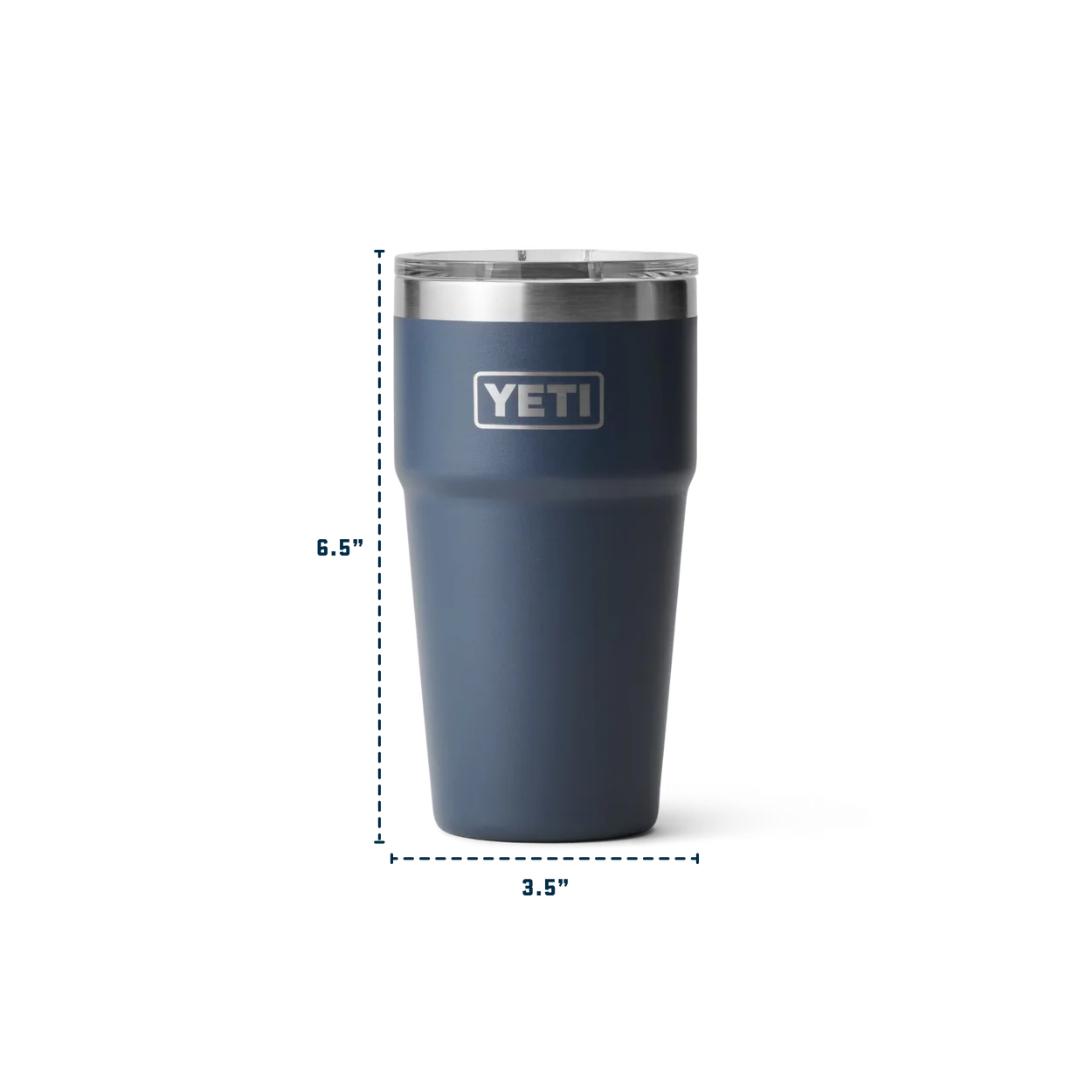 YETI Rambler 20 OZ Navy Stackable Cup