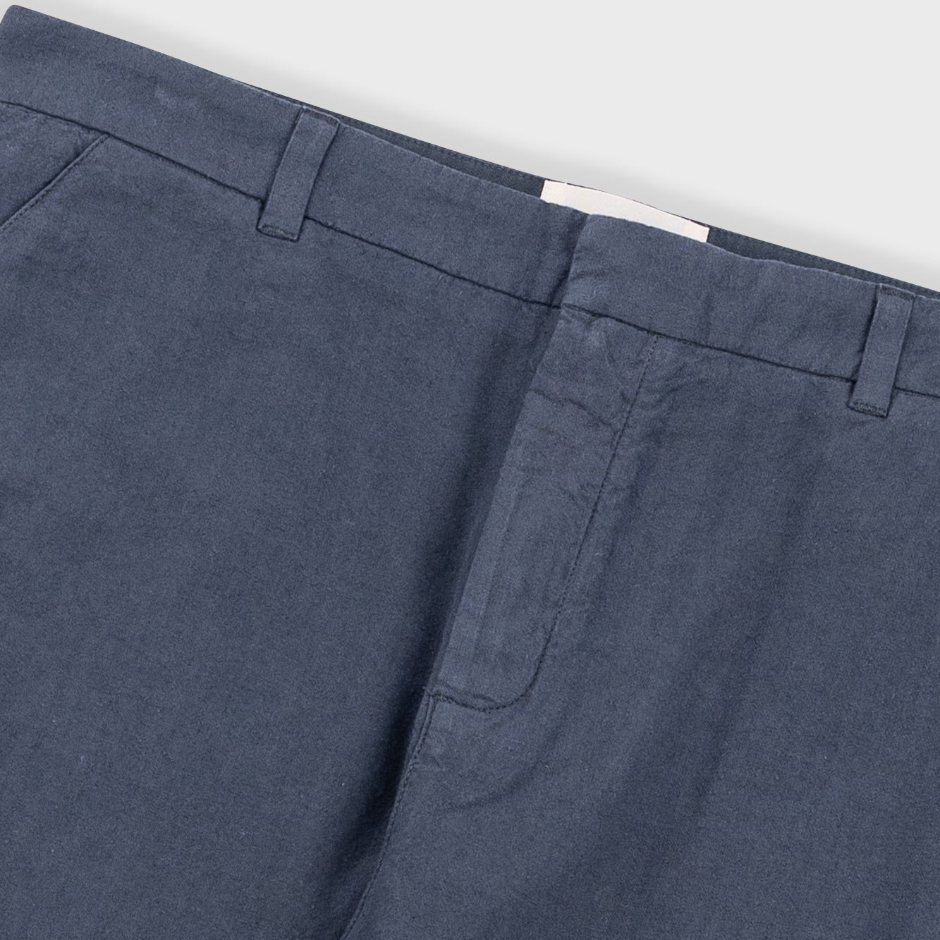 Folk Cotton Linen Charcoal Trouser