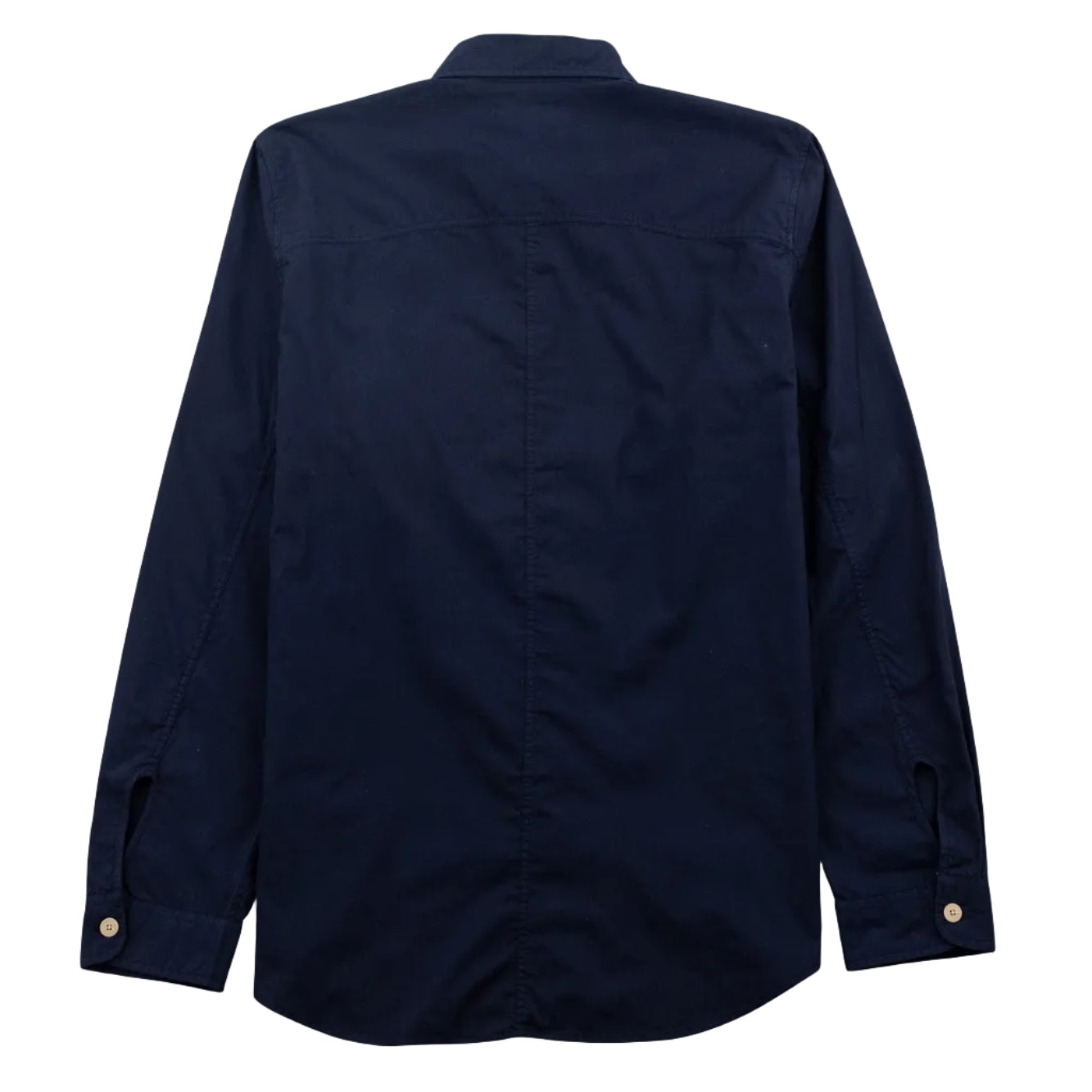 Folk Curved Navy Shirt