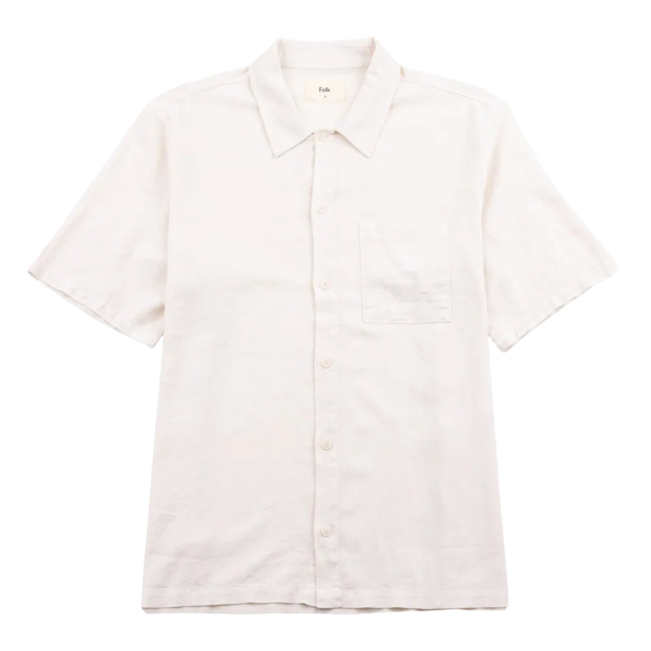 Folk Gabe Linen Viscose Ecru SS Shirt
