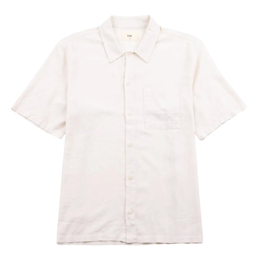 Folk Gabe Linen Viscose Ecru SS Shirt