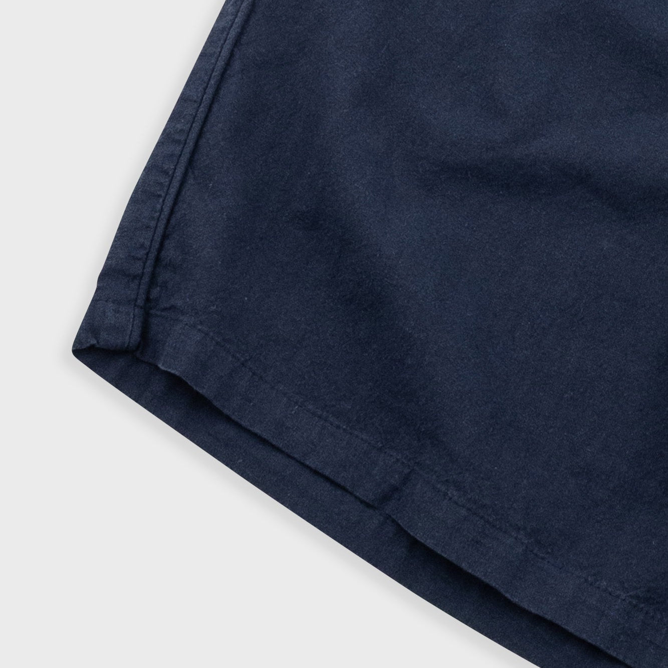 Folk Relaxed Assembly Cotton Linen Navy Short