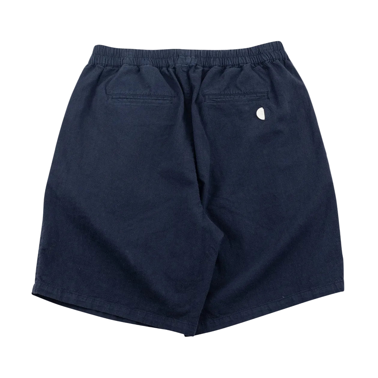 Folk Relaxed Assembly Cotton Linen Navy Short
