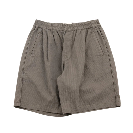 Folk Relaxed Assembly Seersucker Olive Short