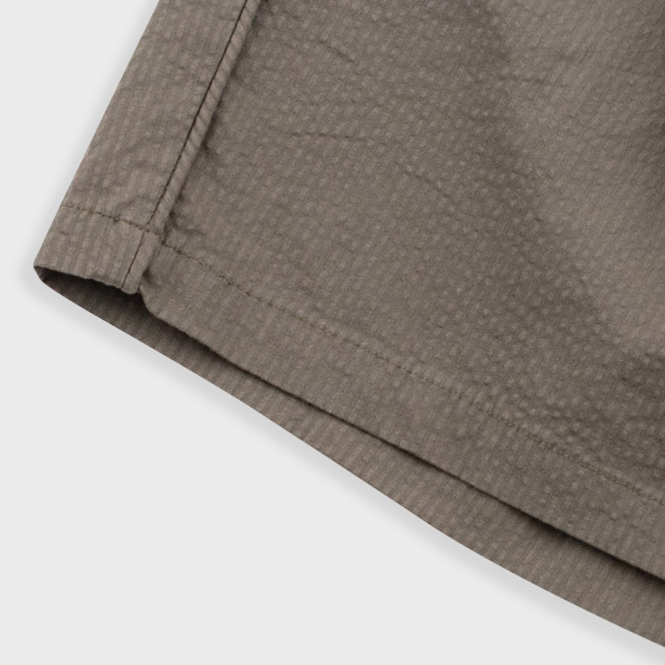 Folk Relaxed Assembly Seersucker Olive Short