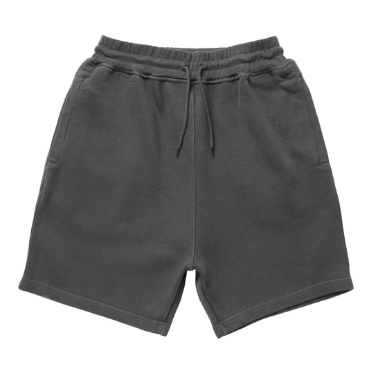 Power Goods Loopback Washed Black Sweat Short