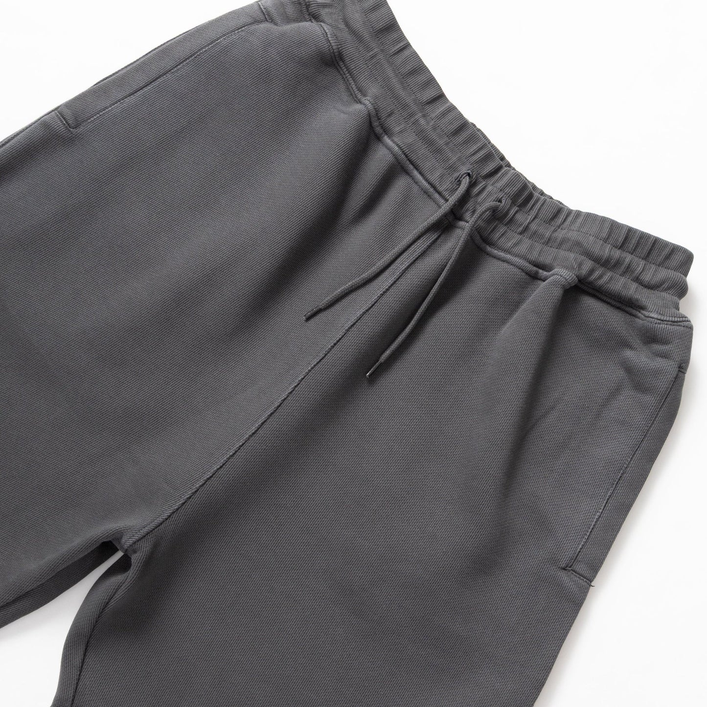 Power Goods Loopback Washed Black Sweat Short