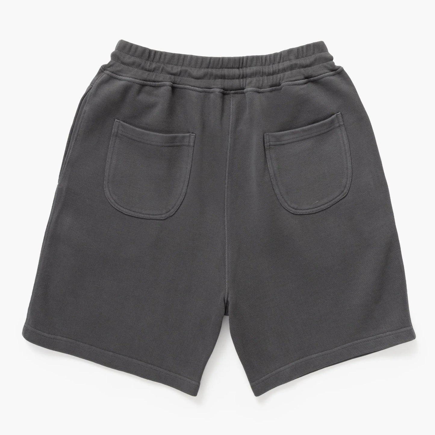 Power Goods Loopback Washed Black Sweat Short