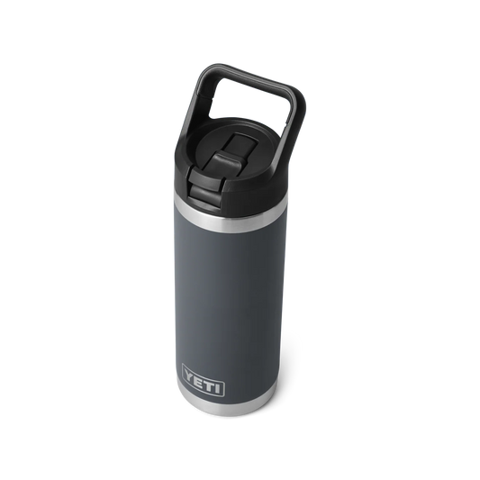 YETI Rambler 18 OZ Charcloal Straw Bottle