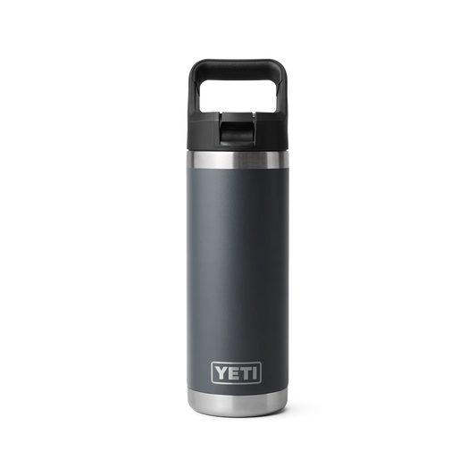 YETI Rambler 18 OZ Charcloal Straw Bottle
