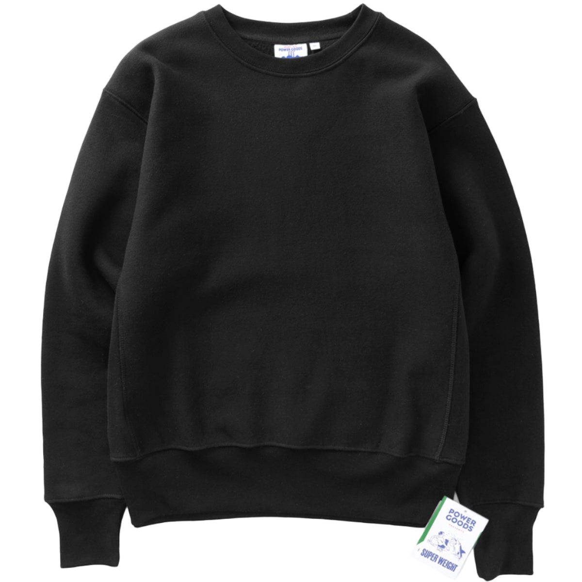 Power Goods Super Weight Black Sweatshirt