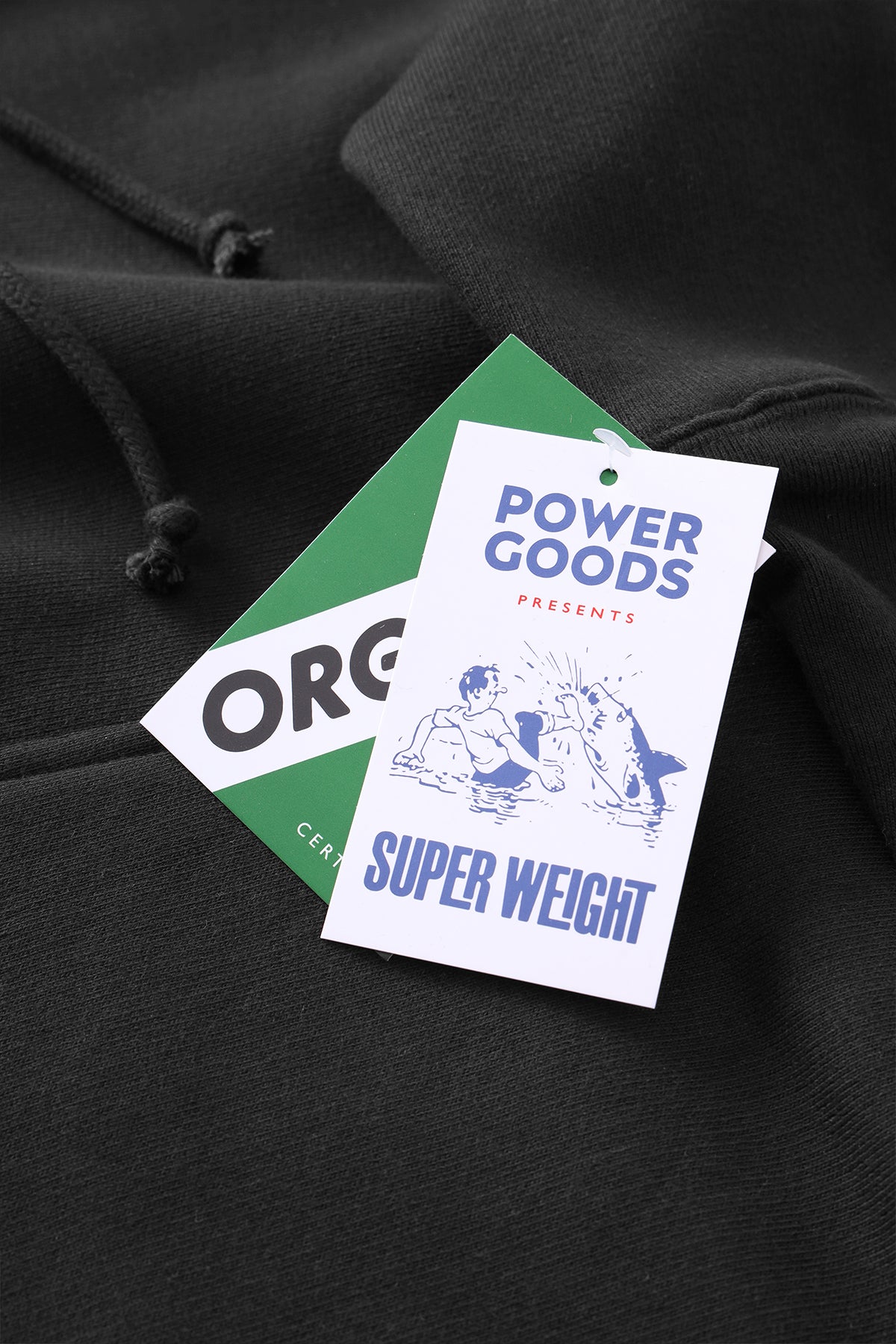Power Goods Super Weight Black Hoodie