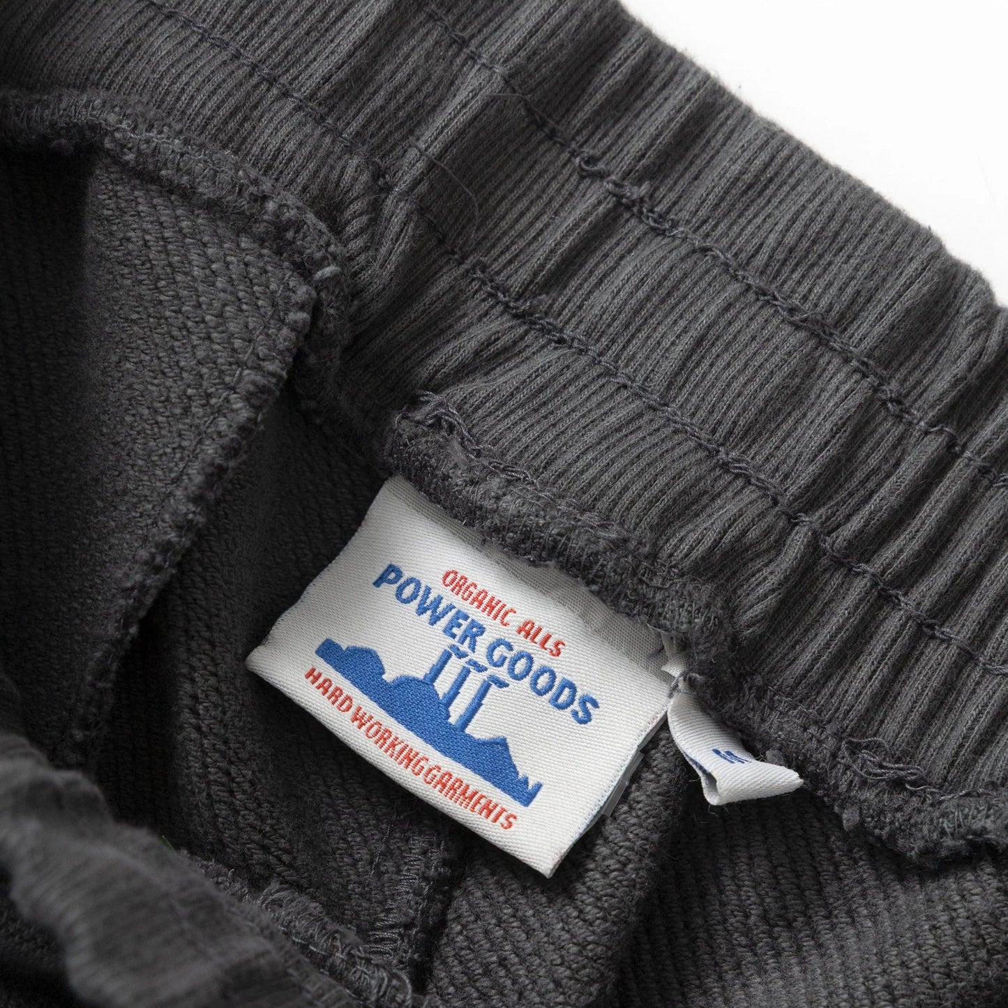 Power Goods Loopback Washed Black Sweatpants