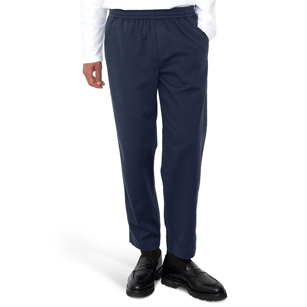 Folk Drawcord Assembly Brushed Twill Navy Pant