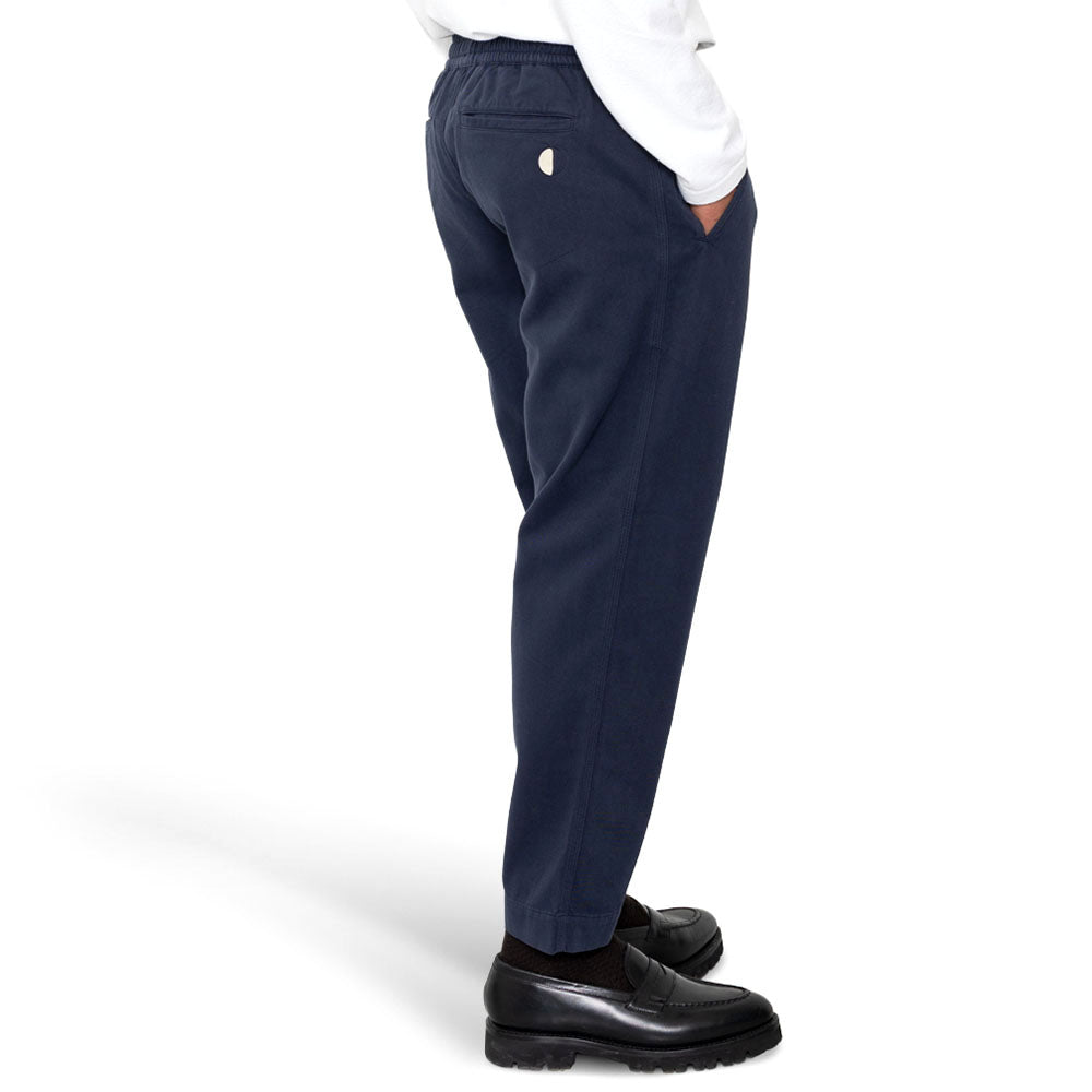 Folk Drawcord Assembly Brushed Twill Navy Pant