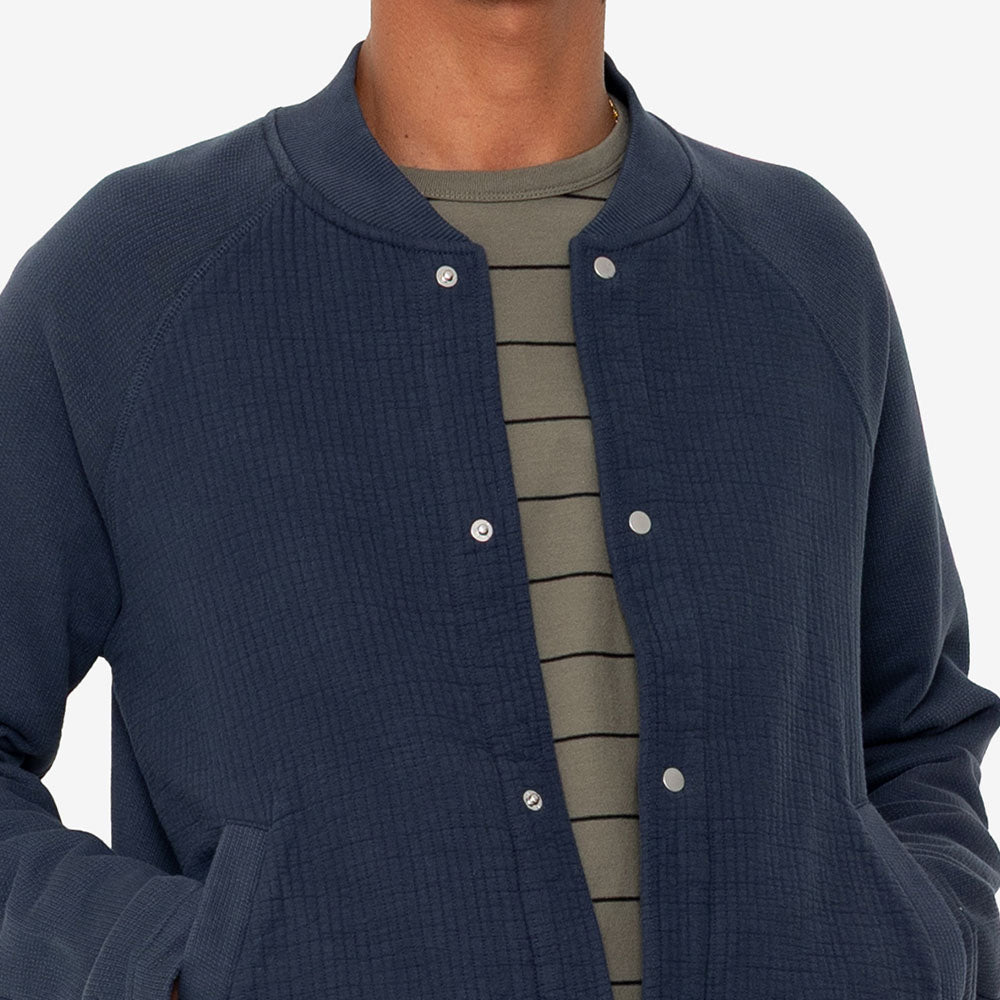 Folk Signal Bomber Navy Jacket