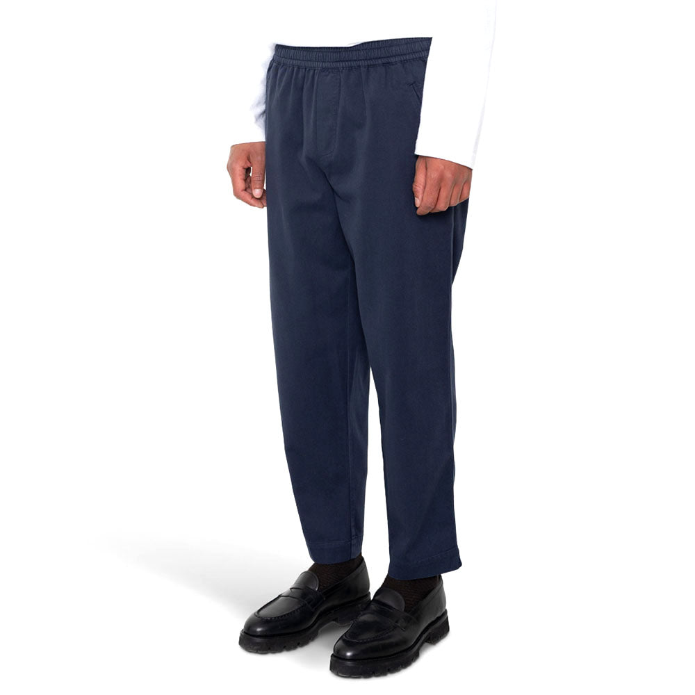 Folk Drawcord Assembly Brushed Twill Navy Pant