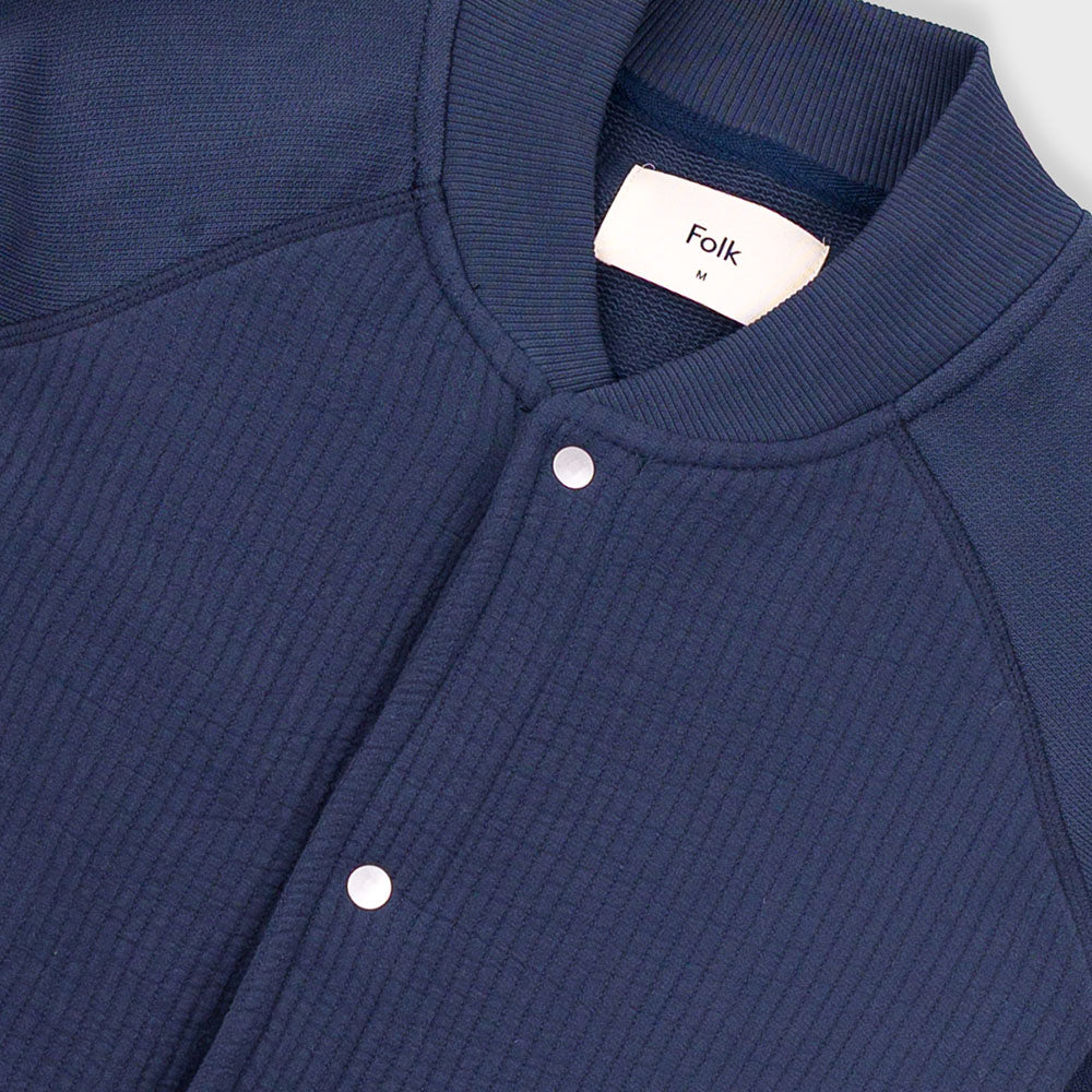 Folk Signal Bomber Navy Jacket