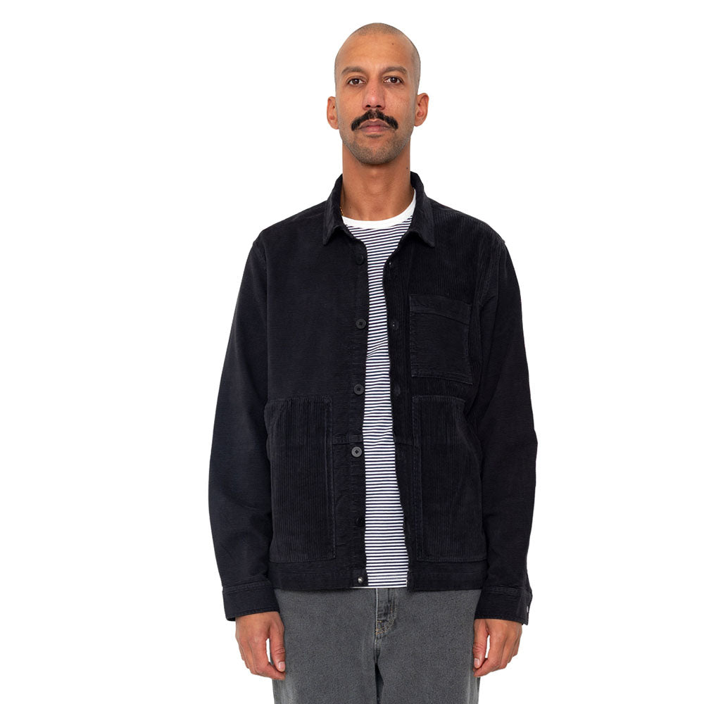 Folk Assembly Worker Black Cord Jacket