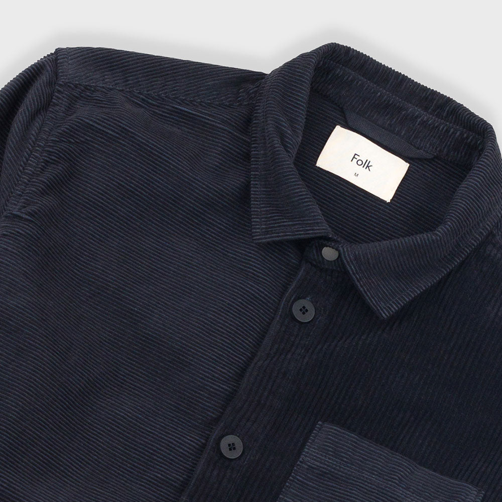 Folk Assembly Worker Black Cord Jacket