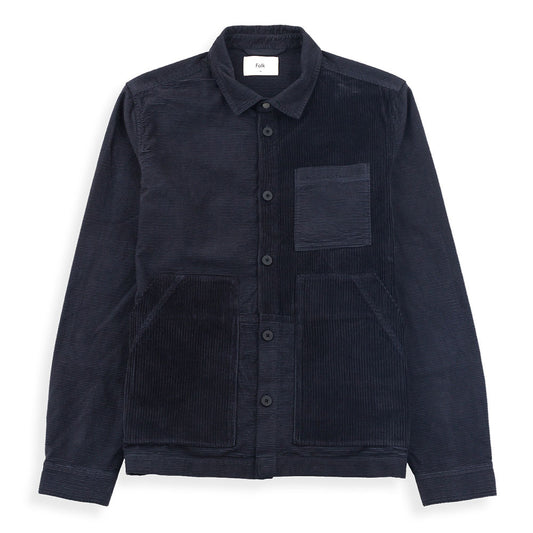Folk Assembly Worker Black Cord Jacket