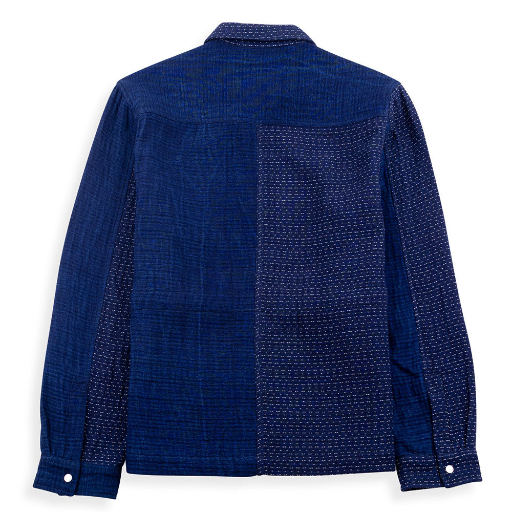 Folk Indigo Waffle Assembly Jacket