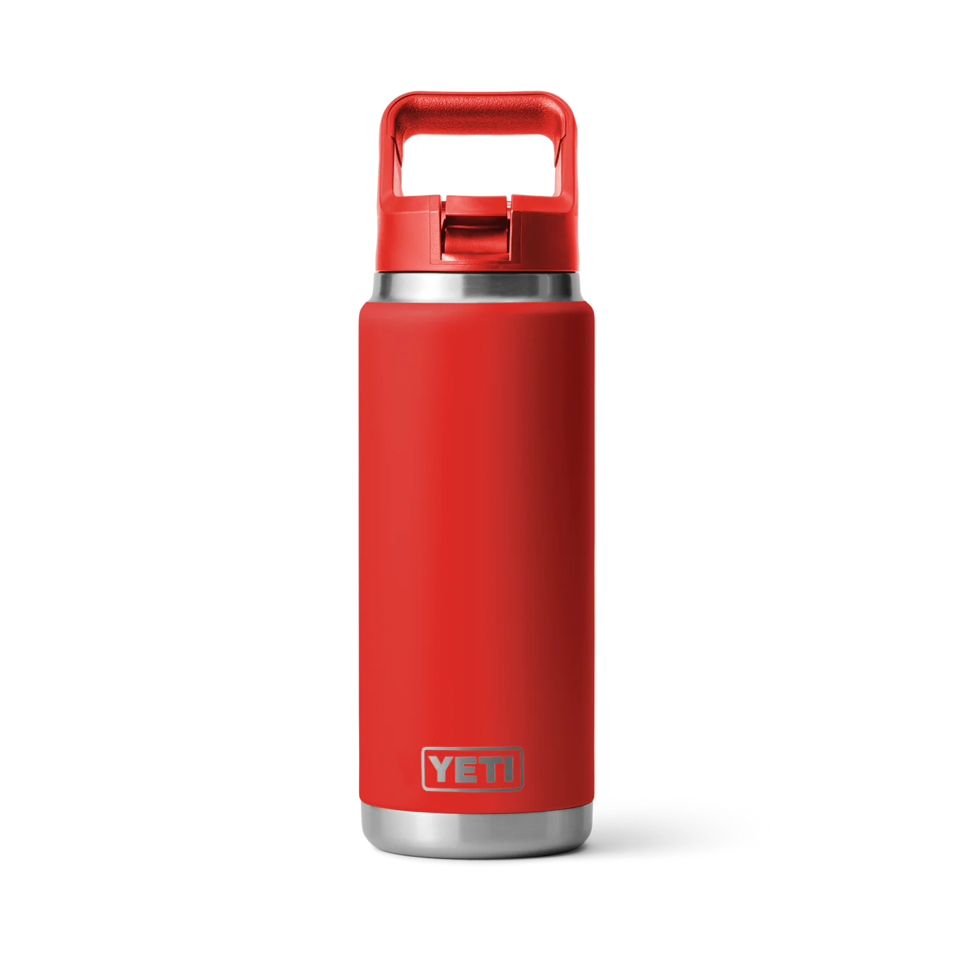 YETI Rambler 26 OZ Rescue Red Straw Bottle