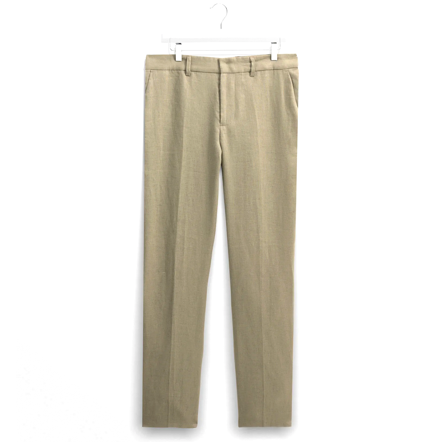Wax London Alp Linen Khaki Trouser