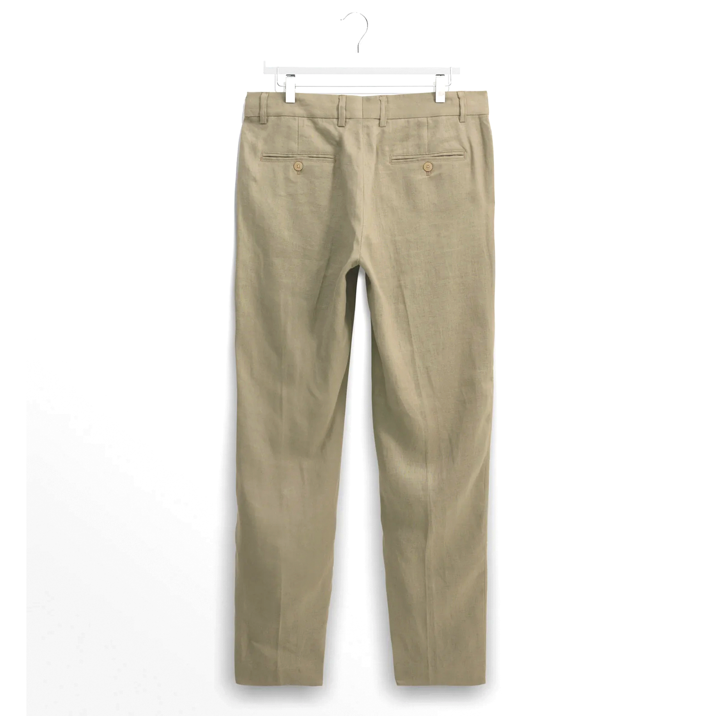 Wax London Alp Linen Khaki Trouser
