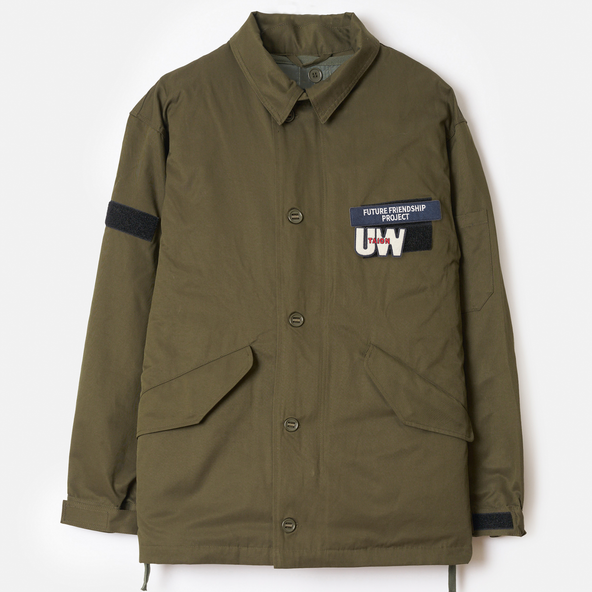 Universal Works Down CR Raf Olive Jacket