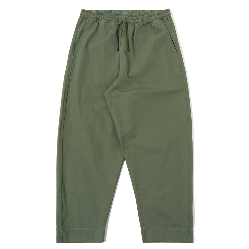 Universal Works Judo Kelly Cotton Olive Pant