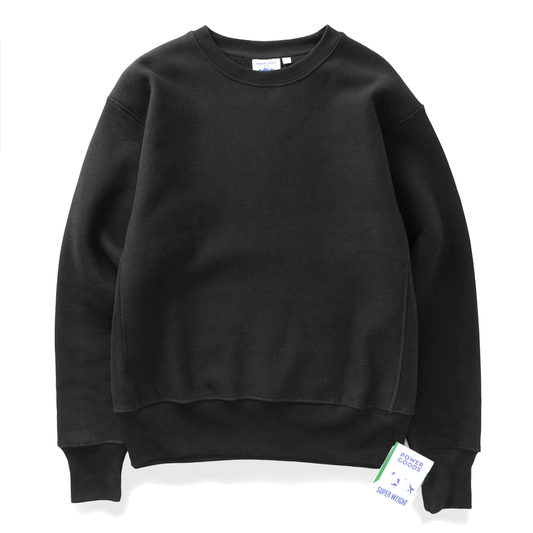 Power Goods Super Weight Black Sweatshirt