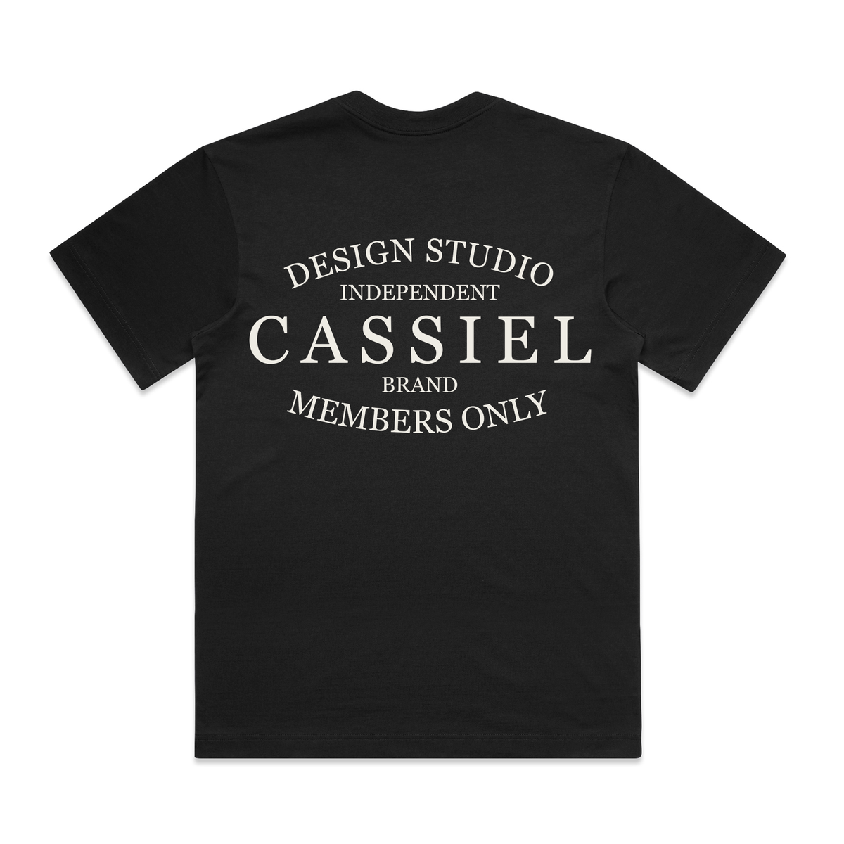 Cassiel Clo Brand Box Black Tee