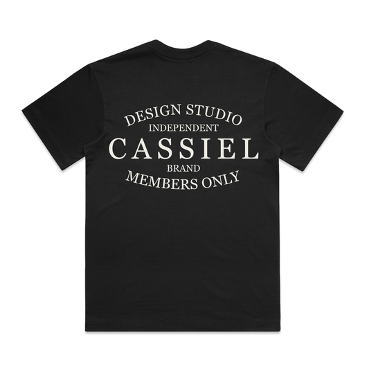 Cassiel Clo Brand Box Black Tee
