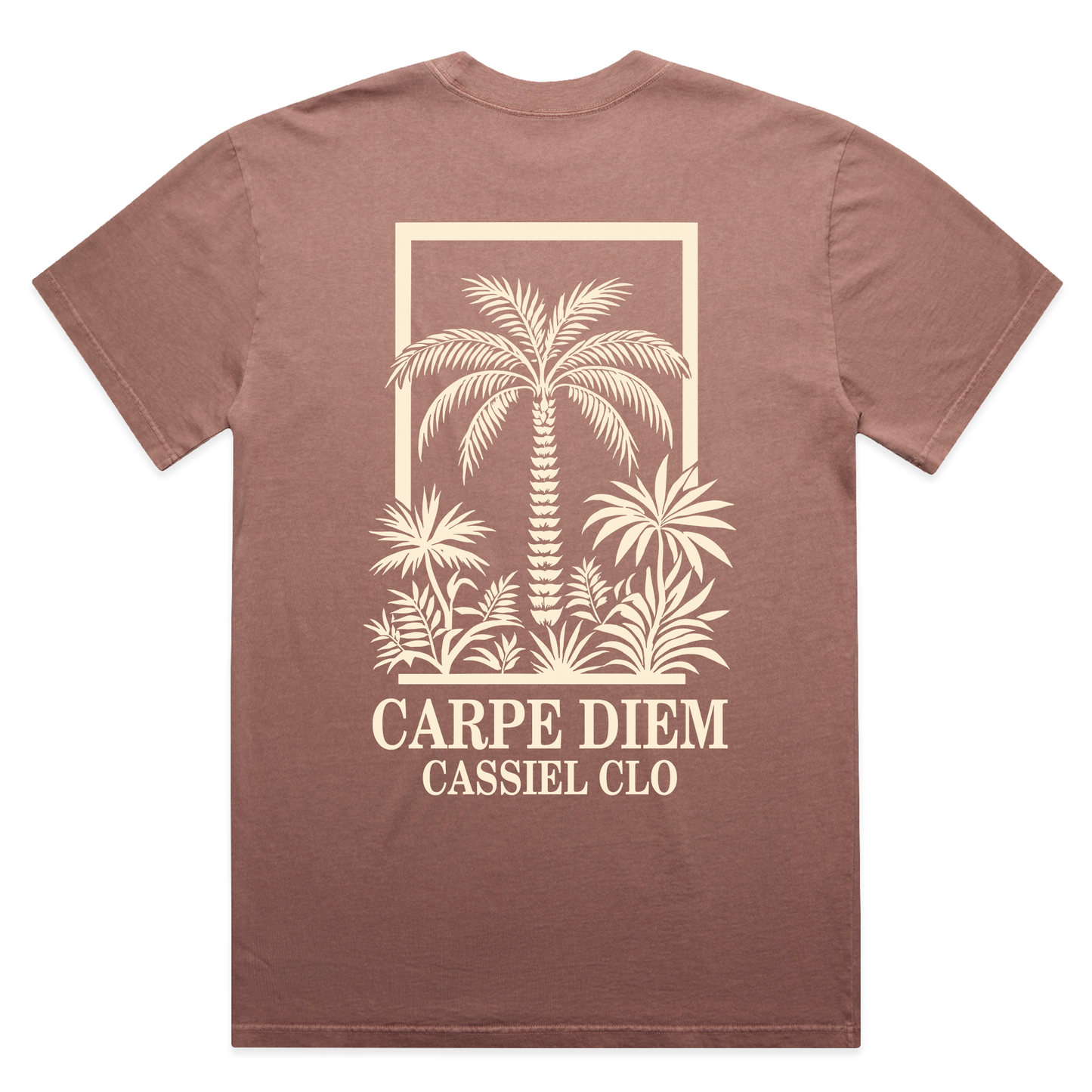 Cassiel Clo Carpe Diem Faded Pink Tee