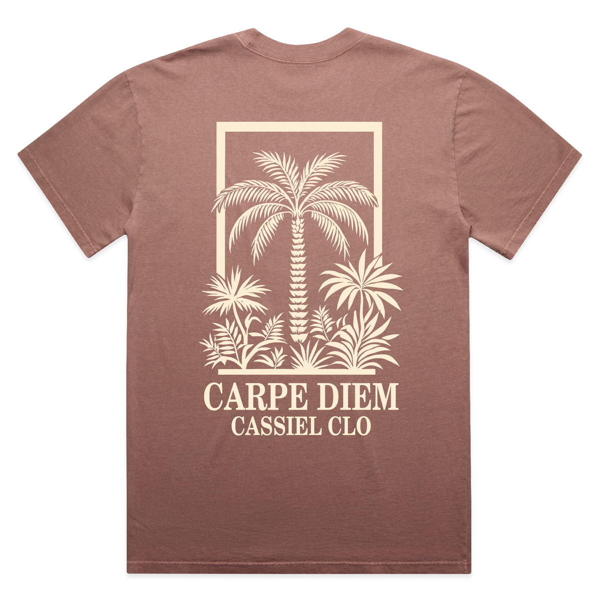 Cassiel Clo Carpe Diem Faded Pink Tee