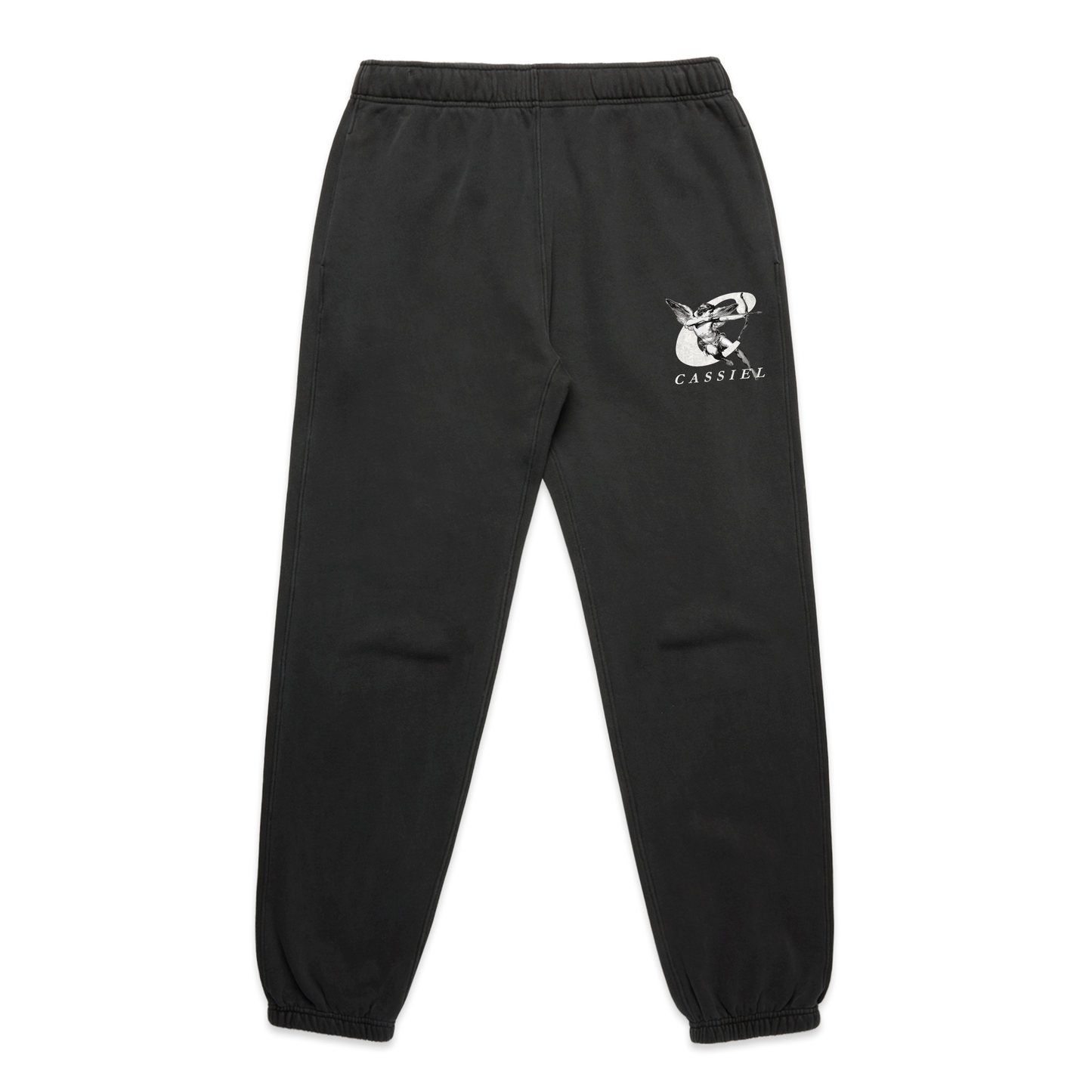 Cassiel Cherub Faded Black Sweatpant