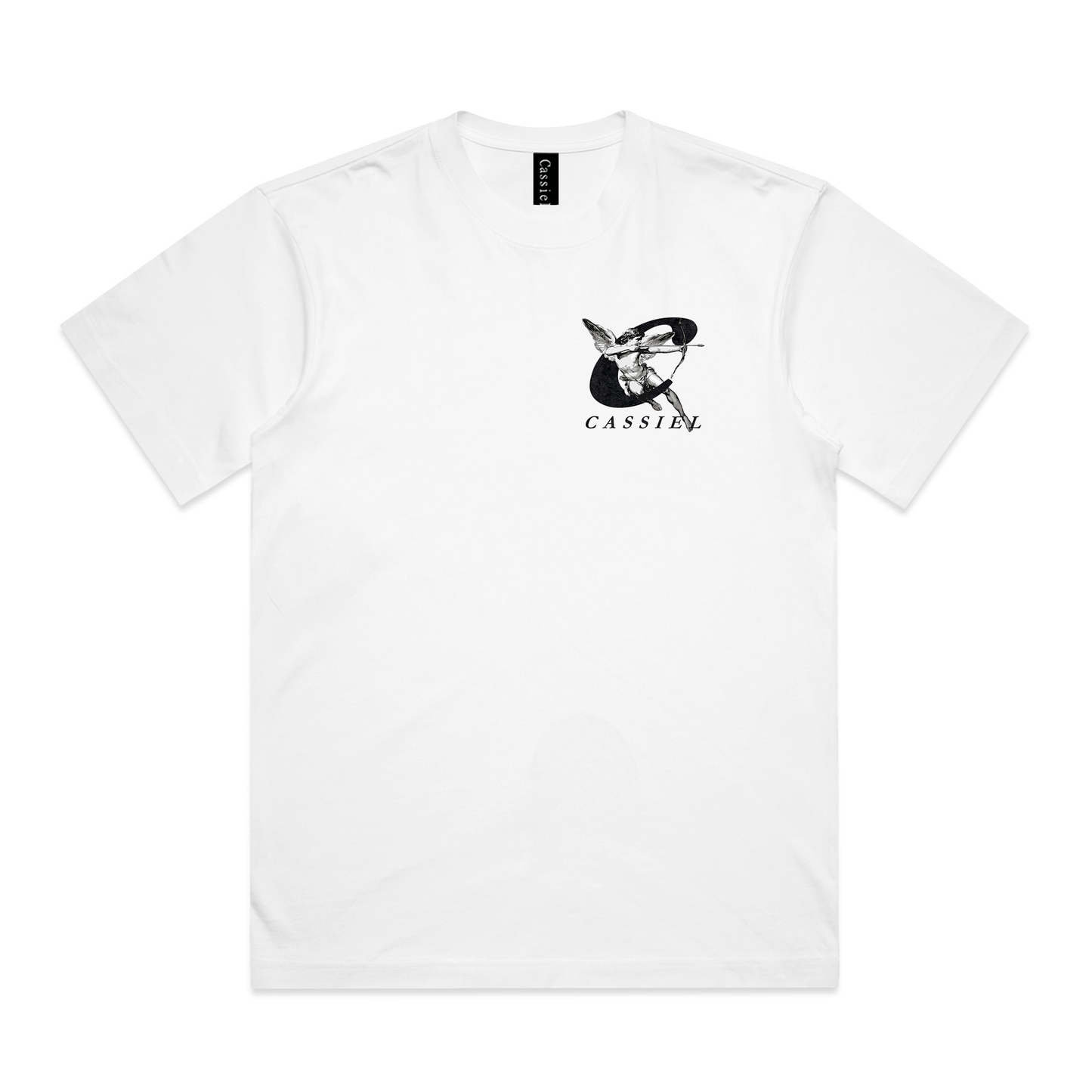 Cassiel Cherub Box White Tee