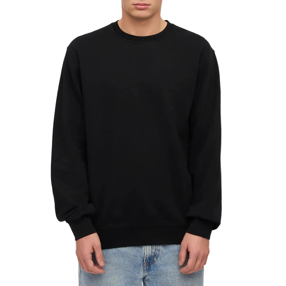 Colorful Standard Classic Organic Crew Deep Black Sweatshirt